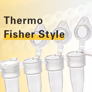 new product: 8-tube strips with caps, thermofisher style.