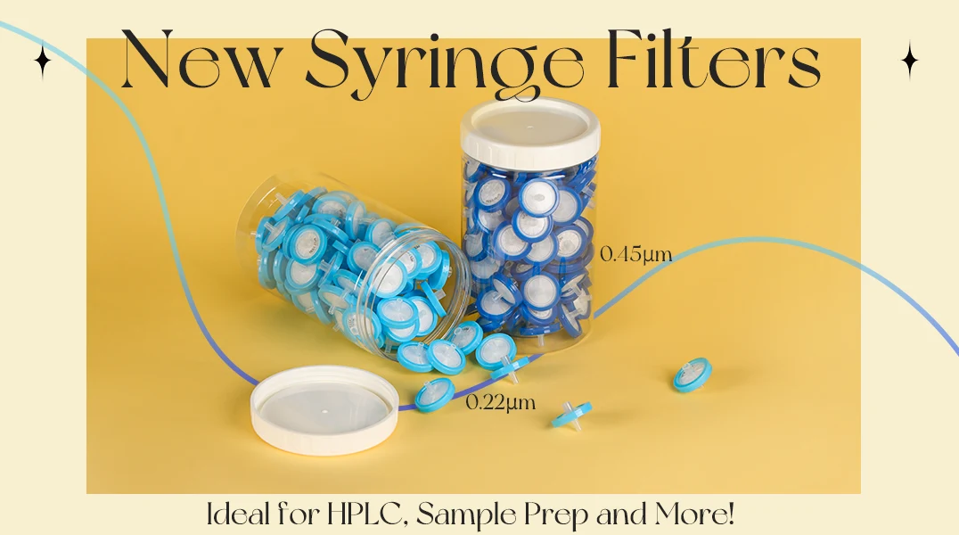 Discover new syringe filter.