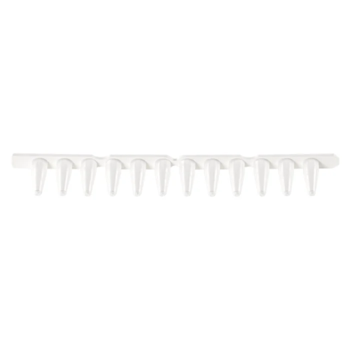 0.1mL PCR 12 tube strips, white.