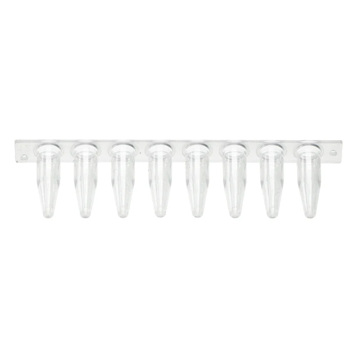 0.2mL PCR 8 tube strips, nature.