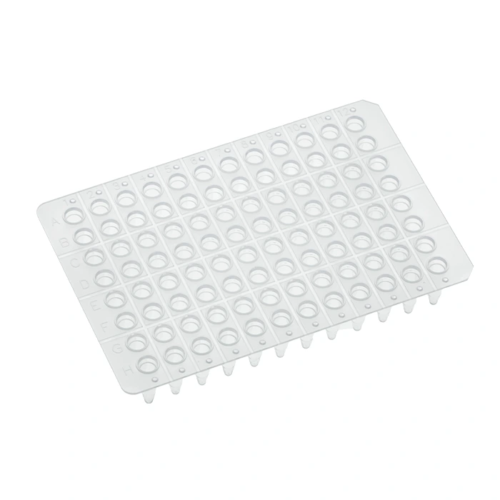 0.2 mL 96 well PCR plates, non skirted, natural.