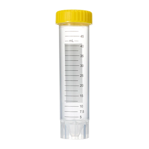 50mL centrifuge tubes, self-standing, eight-sided skirt.