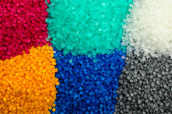 colorful plastic materials