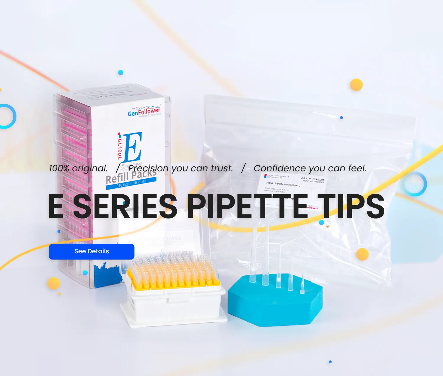 Universal pipette tips slide, in tablet.