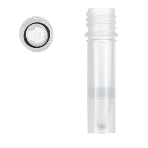 1.5mL screw cap micro tubes with seperate cap, self-standing, high cap, WG60012.