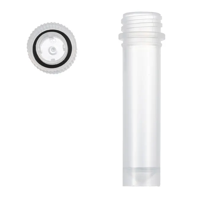 2mL screw cap micro tubes with seperate cap, self-standing, high cap.