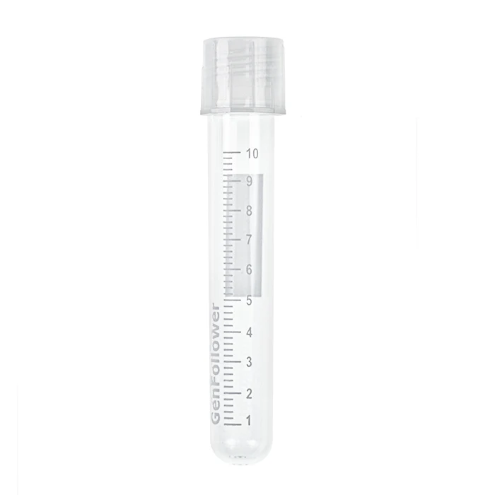 Screw cap culture tubes 12mL, PS.